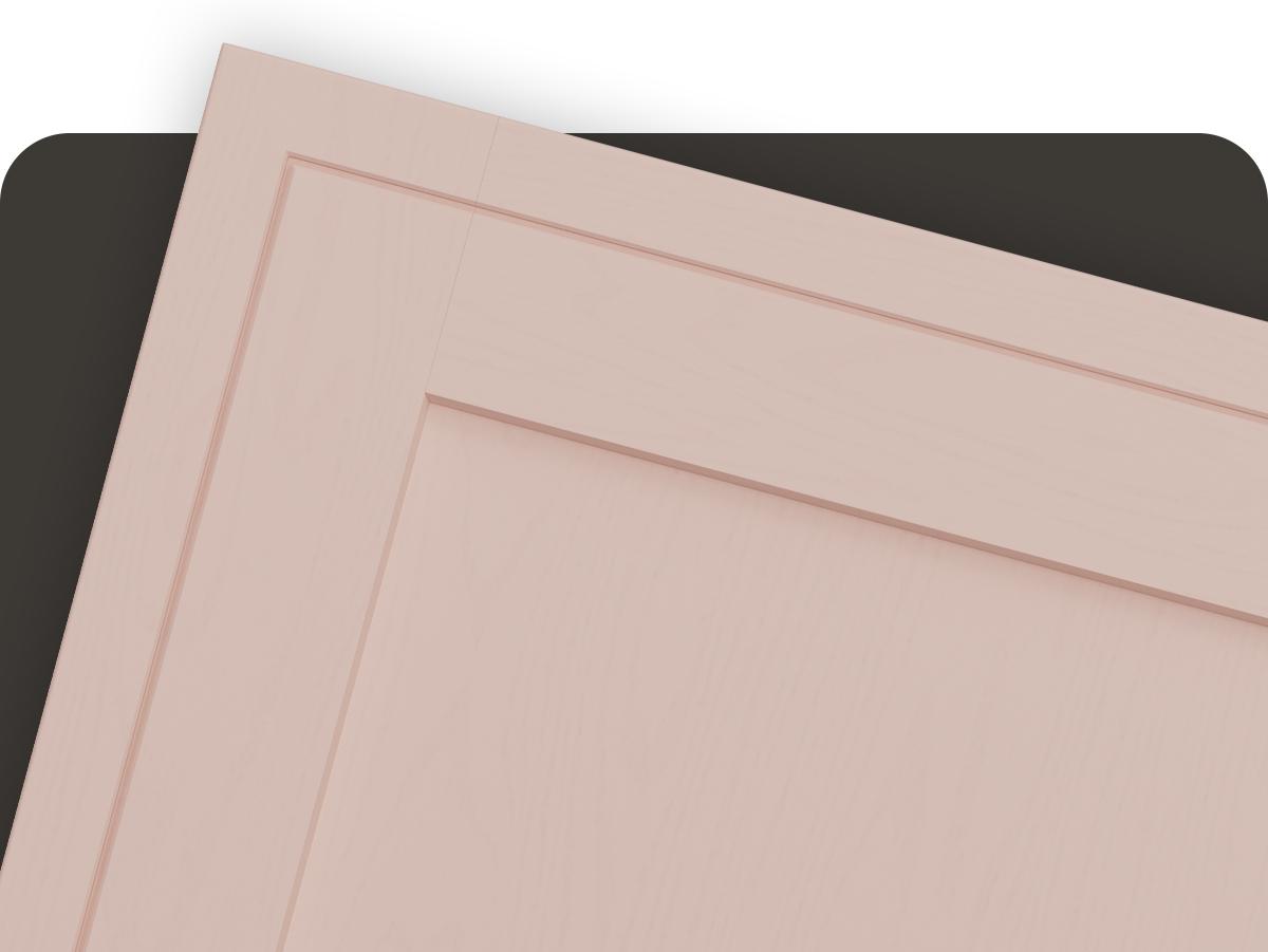 Close up of the Marlow InFrame Effect routed door frame detail